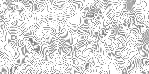 Fototapeta premium Abstract luxury topography contour map grid pattern backdrop background. Vector illustration. wave Line topography map contour background. Illustrations of maps Abstract Geometric.