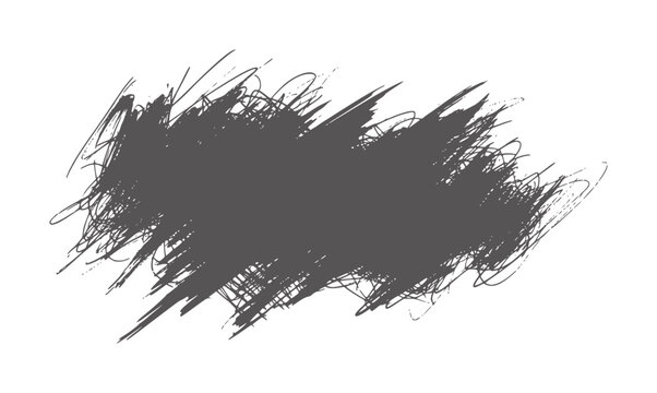 Dark gray scribble texture white