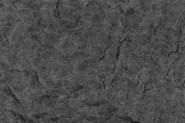 Dark gray crumpled paper texture background © Rawpixel.com