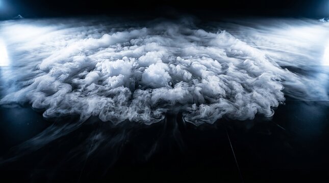 Dramatic storm cloud formation with rain streaks against dark sky