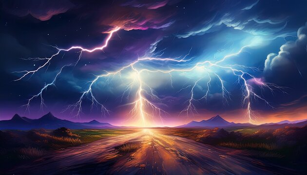 thunderstorm lightning perfect for background