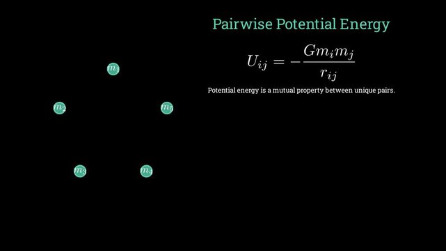 Calculating the terms for total gravitational PE