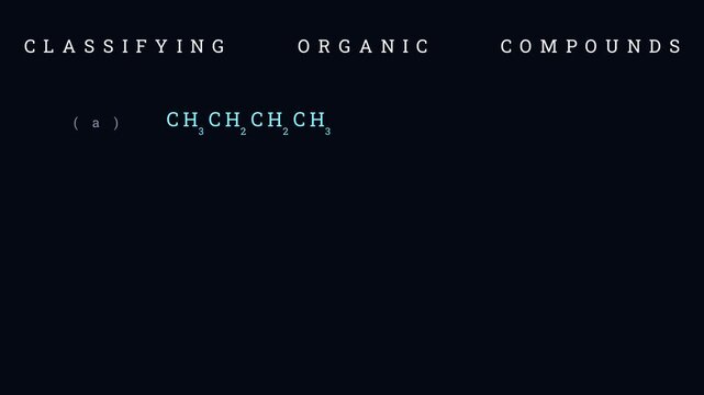 Can you recognize the type of organic compounds