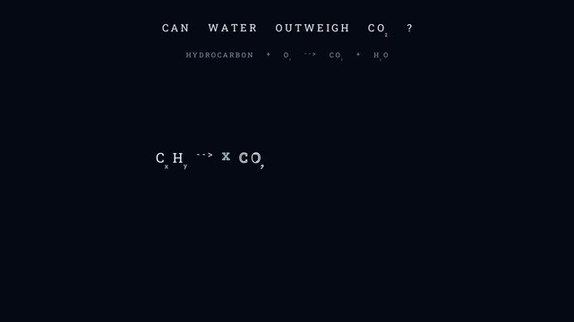 Can water outweigh CO2