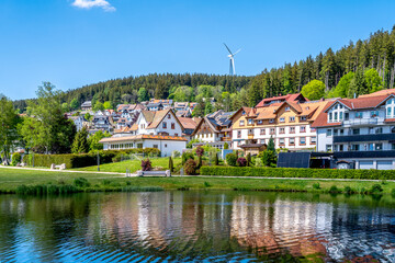 Fototapeta premium Altstadt, Schonach im Schwarzwald, Deutschland 