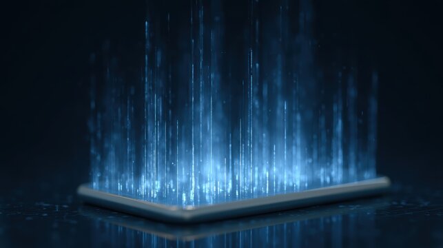 market rumor inspired concept, glowing smartphone alerts causing abnormal chart surge, finance social trend visual