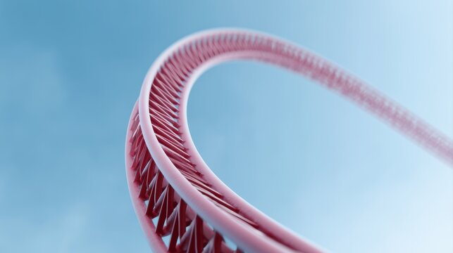 trader emotional roller coaster concept, exaggerated stock movements, psychological investing visual