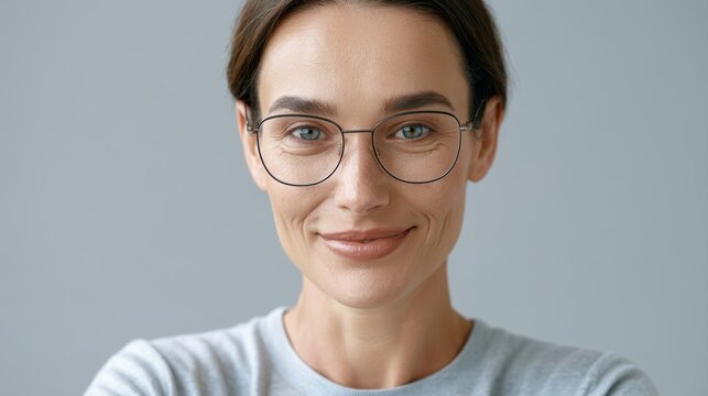 Smiling woman having video call with mother on smartphone at home