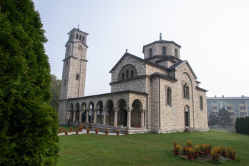 Fototapeta premium Orthodox church in Drvar, a town in Bosnia and Herzegovina