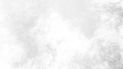 Fototapeta premium Adobe Stock Title: Abstract white smoke backdrop with dense dynamic steam texture and flowing mist overlay effect isolated on transparent background