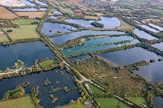 South Cerney Water Park and lakes, Gloucestershire	