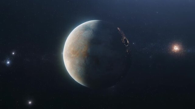 slow motion moon phases transition time lapse