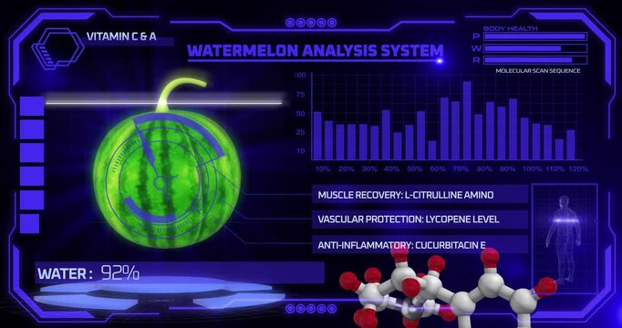 Watermelon analysis system health benefits nutritional scan