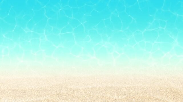 summer beach sea and sand top view water reflections animation, summer time landscape sale and travel social media motion design element