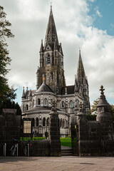 Obraz premium Magnificent neo-Gothic architecture of Saint Fin Barre's Cathedral, Cork city, Ireland.