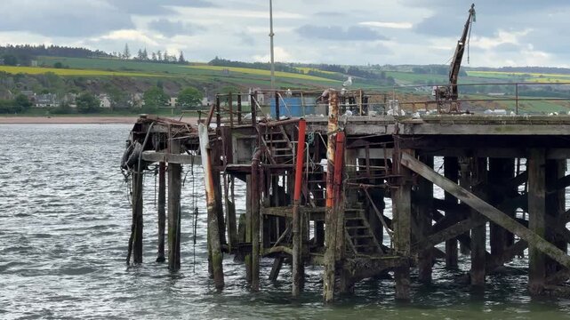The North Sea coast of Scotland