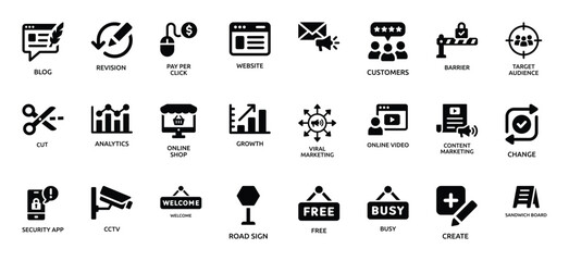 Collection of business and marketing © Hasan