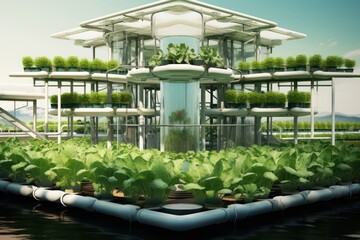 Fototapeta premium Plant outdoors garden water.