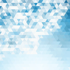 Obraz premium Colorful blue color geometric rumpled triangular low poly style gradient illustration graphic background. Polygonal design for your business. Vector illustration eps 10.