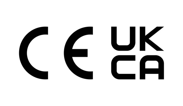 CE & UKCA MARKS VECTOR