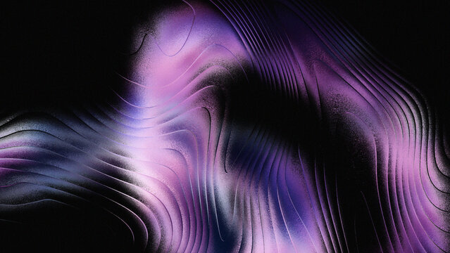 Abstract purple and black swirling wave pattern design element for graphic resources and backgrounds  modern artistic visual effect