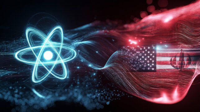 Atomic symbolism: fraught relations between countries. Network c