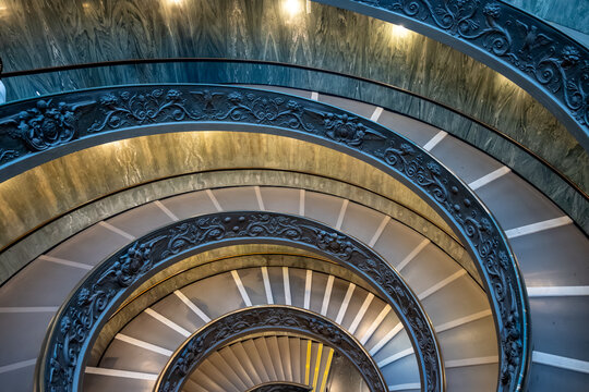 Details of sculptures and works of art from ancient Greece and Rome to the Middle Ages, marble sculptures and other objects, views and corridors in the museum, Vatican City