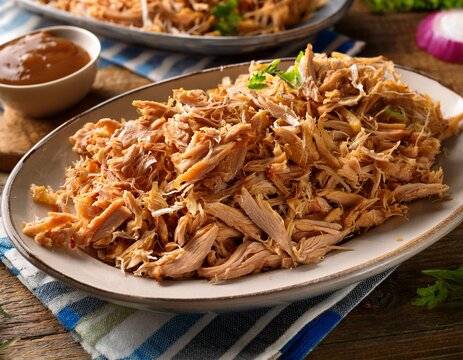 shredded pulled chicken for sandwiches