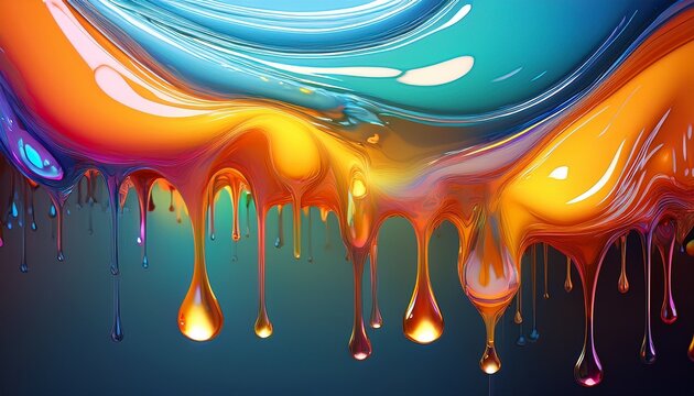 an abstract slime or water dripping background header
