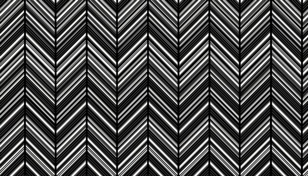 seamless pattern of abstract black white chevron lines pattern minimalist design graphic texture background