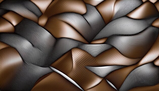 geometric abstract metal texture background