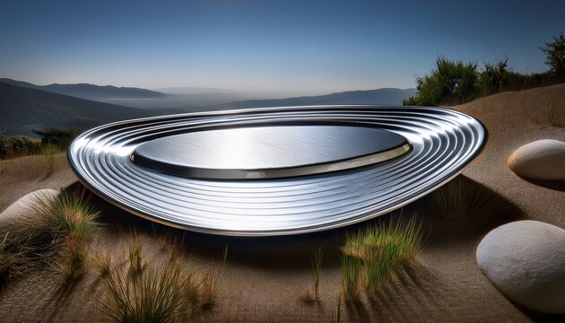 oval silver plate