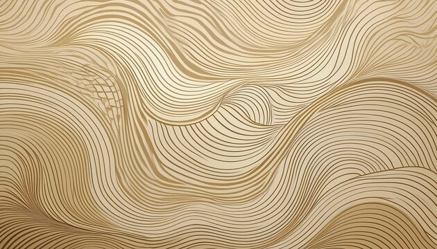 curvy zen line pattern background beige tone