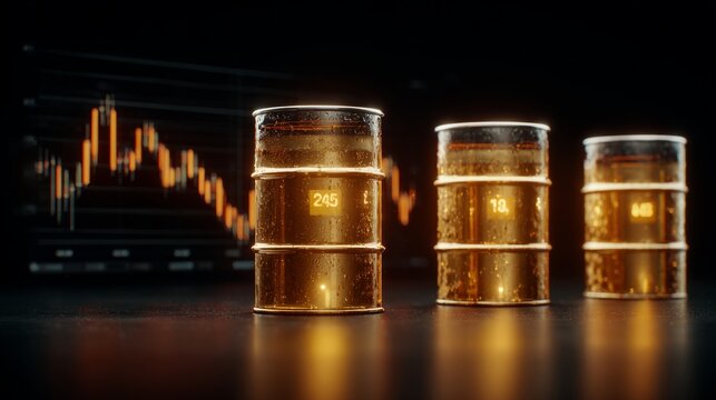 The influence of black gold: decoding market trends. Bold contra