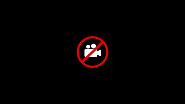 No video camera sign animation in the background.