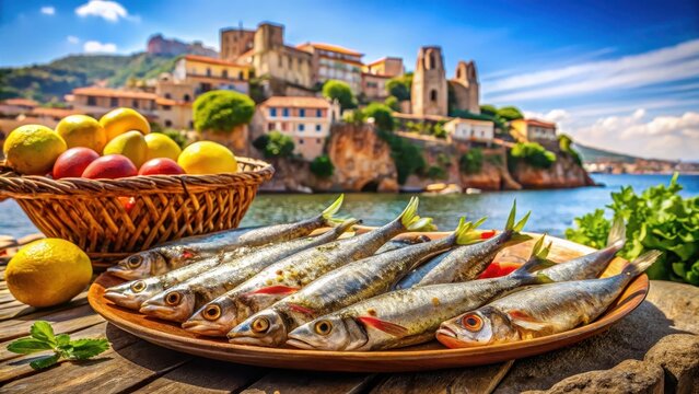 Traditional sicilian sarde a beccafico