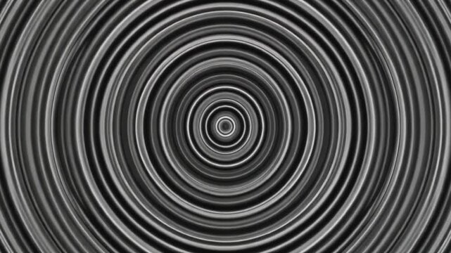 Abstract Concentric Ring Moir&eacute; Pattern Shifting Optical Illusion Cinematic Animation