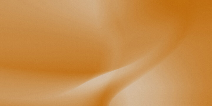 Abstract gradient orange and golden cream color palette background with waves and very dynamic and soft organic curves.