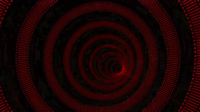 Animated white color 3d circular tunnel modern design geometrical background