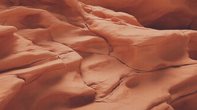 Abstract red sandstone cliff surface texture with sandstone formation sedimentary abstract background geological mountain landscape material