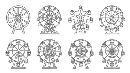 Ferris Wheel Collection: Diverse Designs and Styles © Wagiman Studio