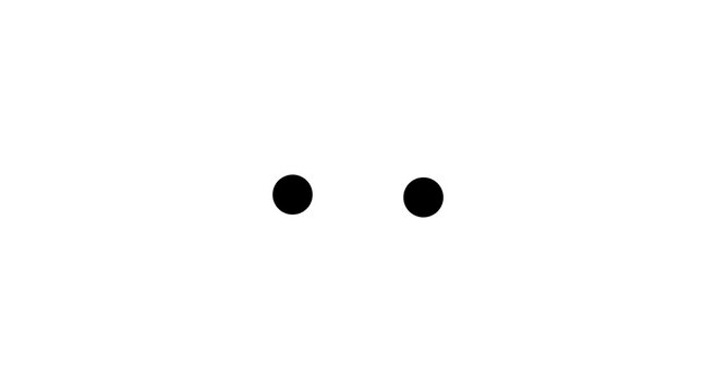 Minimalist loading spinner animation on white animation