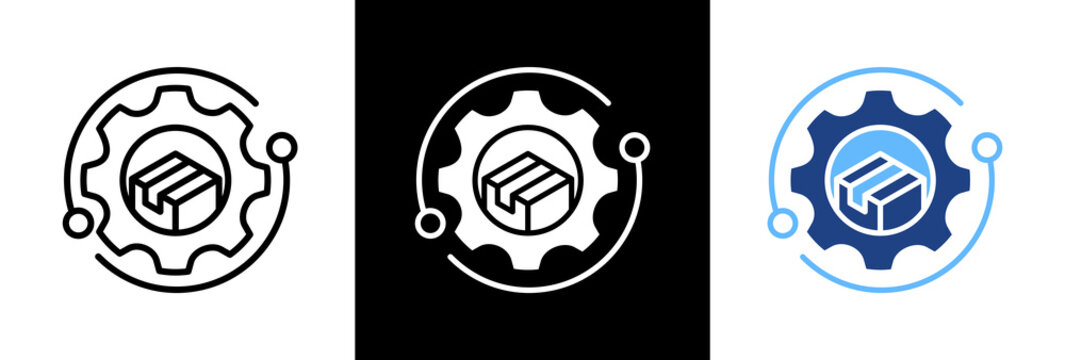 Logistics Operation triple icon