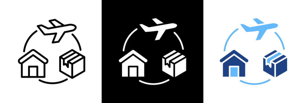 Cargo Flow triple icon