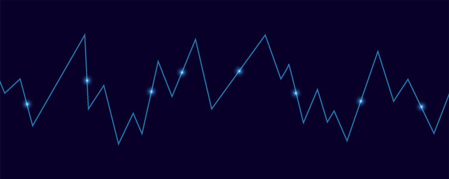 Stock market graphs background vector