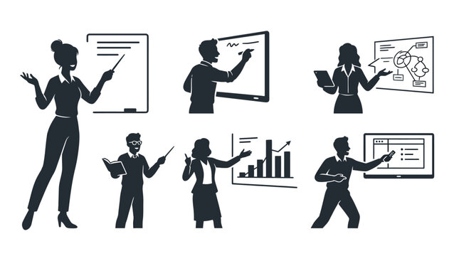 Educators Engaging Students in a Classroom Setting Through Visual Aids
