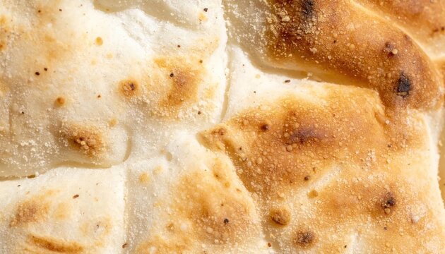 Macro texture of bubbly toasted bread.