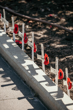 Anzac Day miniature crosses
