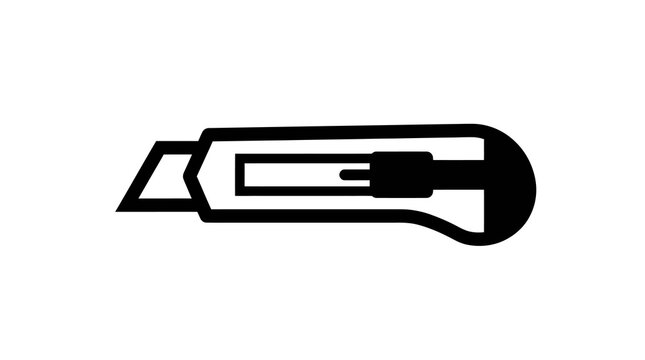 Utility Knife Vector Icon