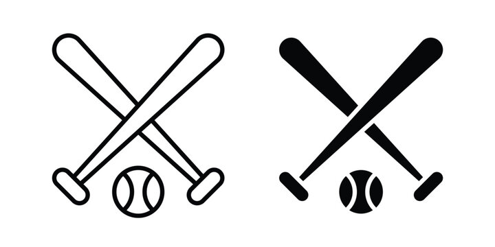 Baseball icon vector. pictogram illustration on white background.